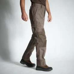 PANTALON CHAUD RESISTANT 500 MARRON -Magasin De Plein Air pantalon chaud resistant 500 marron 3