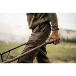 PANTALON CHAUD RESISTANT 500 MARRON -Magasin De Plein Air pantalon chaud resistant 500 marron 7