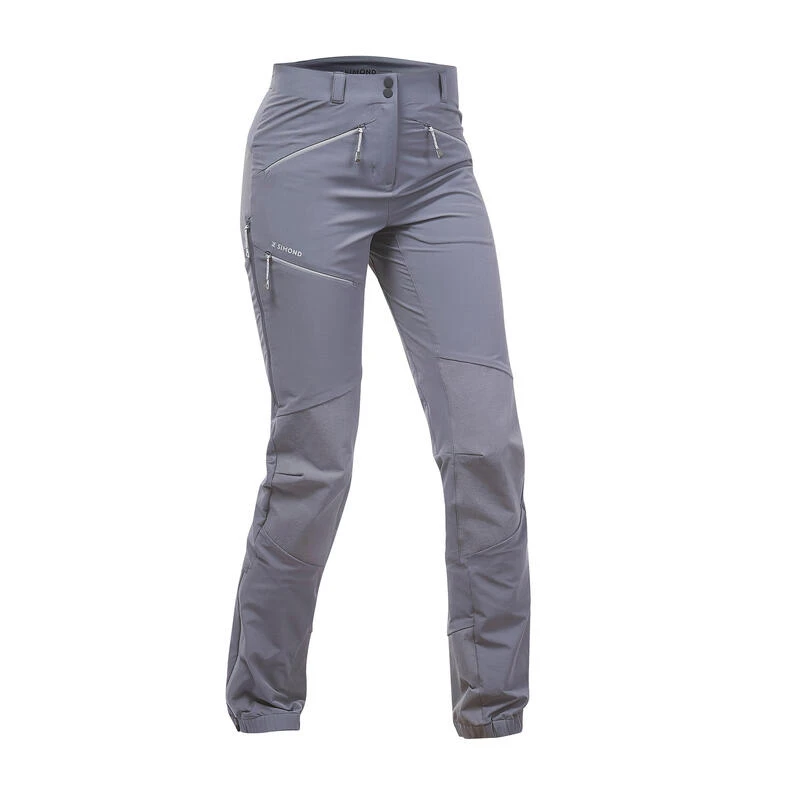 Simond Pantalon D'alpinisme Femme - ALPINISM LIGHT EVO GRIS CLAIR 1 Simond Pantalon D'alpinisme Femme - ALPINISM LIGHT EVO GRIS CLAIR