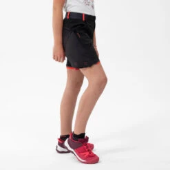 Quechua Pantalon De Randonnée Modulable Enfant MH500 ONEZIP Noir 7-15 Ans -Magasin De Plein Air pantalon de randonnee modulable enfant mh500 onezip noir 7 15 ans 3