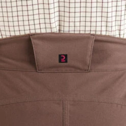 PANTALON FEMME CHASSE CHAUD IMPERMÉABLE MARRON 500 -Magasin De Plein Air pantalon femme chasse chaud impermeable marron 500 6