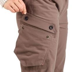 PANTALON FEMME CHASSE CHAUD IMPERMÉABLE MARRON 500 -Magasin De Plein Air pantalon femme chasse chaud impermeable marron 500 9