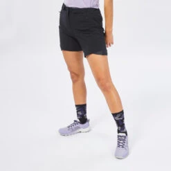 Quechua Pantalon Modulable De Randonnée Montagne - MH550 - Noir- Femme -Magasin De Plein Air pantalon modulable de randonnee montagne mh550 noir femme 2