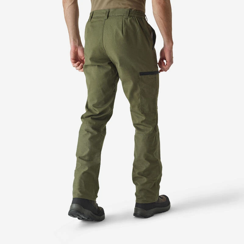 Pantalon Regular Homme - Steppe 100 Vert 3 Pantalon Regular Homme - Steppe 100 Vert – Image 3