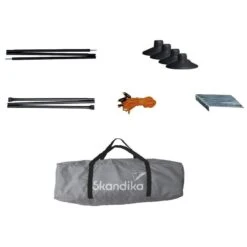 Paravent De Camping Bora - Brise-Vue - 6,0 X 1,4 M - Résistant Au Vent - Gris -Magasin De Plein Air paravent de camping bora brise vue 60 x 14 m resistant au vent gris 6