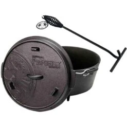 Petromax Dutch Oven FT6-6QT (avec Pieds) Et Levier De Couvercle -Magasin De Plein Air petromax dutch oven ft6 6qt avec pieds et levier de couvercle 5