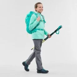 Quechua Polaire De Randonnée - MH100 Turquoise - Enfant 7-15 Ans -Magasin De Plein Air polaire de randonnee mh100 turquoise enfant 7 15 ans 2