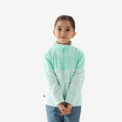 Quechua Polaire De Randonnée MH120 Turquoise - Enfant 2-6 Ans