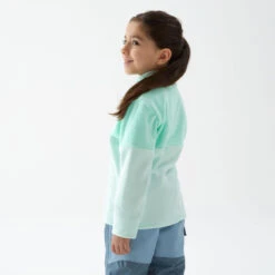 Quechua Polaire De Randonnée MH120 Turquoise - Enfant 2-6 Ans -Magasin De Plein Air polaire de randonnee mh120 turquoise enfant 2 6 ans 5