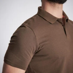 POLO 500 MARRON -Magasin De Plein Air polo 500 marron 3