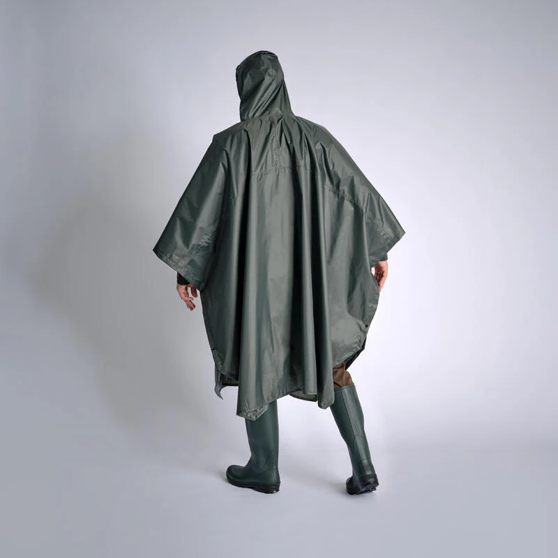 PONCHO LONG IMPERMEABLE 500 VERT 2 PONCHO LONG IMPERMEABLE 500 VERT – Image 2