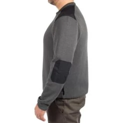 PULL CHASSE GRIS 500 -Magasin De Plein Air pull chasse gris 500 3