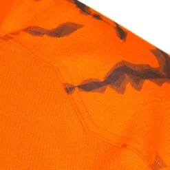 Pull Chasse Renfort Orange Fluo 500 -Magasin De Plein Air pull chasse renfort orange fluo 500 7
