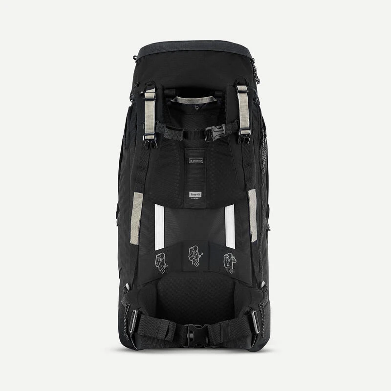 Sac à Dos De Voyage Et Trekking Ouverture Valise 50 + 6 L Homme - Travel 900 6 Sac à Dos De Voyage Et Trekking Ouverture Valise 50 + 6 L Homme - Travel 900 – Image 6