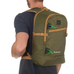 Quechua Sac à Dos E 22 CL Vert/beige, 22 Litres -Magasin De Plein Air sac a dos e 22 cl vertbeige 22 litres 3