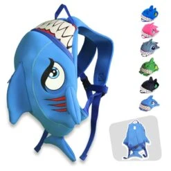 Sac à Dos Pour Enfants | Requin Bleu | Crazy Safety | Testé Et Certifié -Magasin De Plein Air sac a dos pour enfants requin bleu crazy safety teste et certifie 3