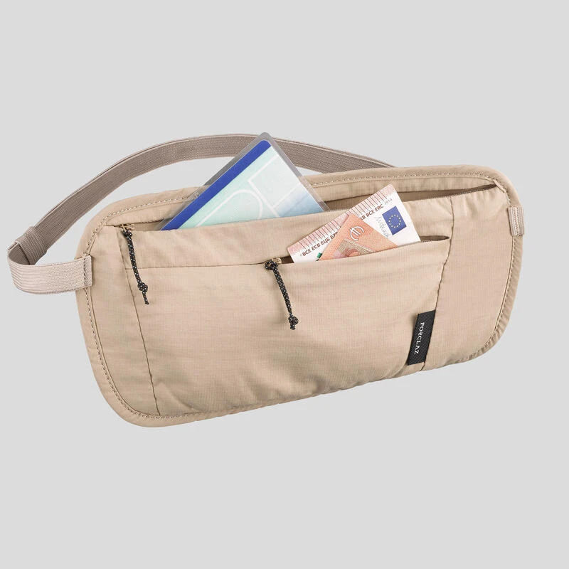 Sac Banane Discret De Trekking Voyage TRAVEL RFID Beige 5 Sac Banane Discret De Trekking Voyage TRAVEL RFID Beige – Image 5