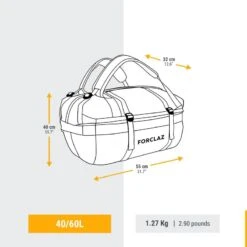 Sac De Transport De Trekking - 40 L à 60 L - DUFFEL 500 EXTEND -Magasin De Plein Air sac de transport de trekking 40 l a 60 l duffel 500 extend 2