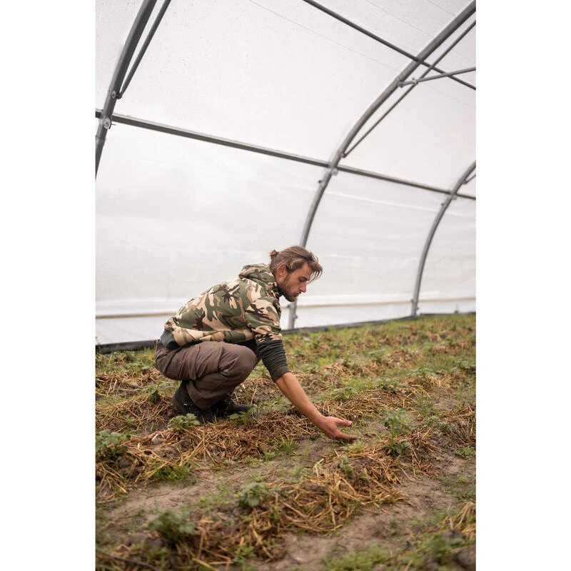 SWEAT A CAPUCHE 500 BICOLORE KAKI CAMOUFLAGE 2 SWEAT A CAPUCHE 500 BICOLORE KAKI CAMOUFLAGE – Image 2