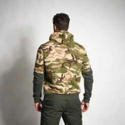 SWEAT A CAPUCHE 500 BICOLORE KAKI CAMOUFLAGE 10 SWEAT A CAPUCHE 500 BICOLORE KAKI CAMOUFLAGE -Magasin De Plein Air sweat a capuche 500 bicolore kaki camouflage 2