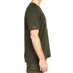 T-shirt Manches Courtes Chasse Coton Homme - 100 Sanglier Vert -Magasin De Plein Air t shirt manches courtes chasse coton homme 100 sanglier vert 3