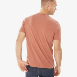 Quechua T-SHIRT NH100 MARRON H -Magasin De Plein Air t shirt nh100 marron h 2