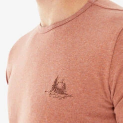Quechua T-SHIRT NH100 MARRON H -Magasin De Plein Air t shirt nh100 marron h 3