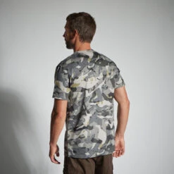 T-SHIRT RESISTANT 100 CAMO WOODLAND GRIS 10 T-SHIRT RESISTANT 100 CAMO WOODLAND GRIS -Magasin De Plein Air t shirt resistant 100 camo woodland gris 2