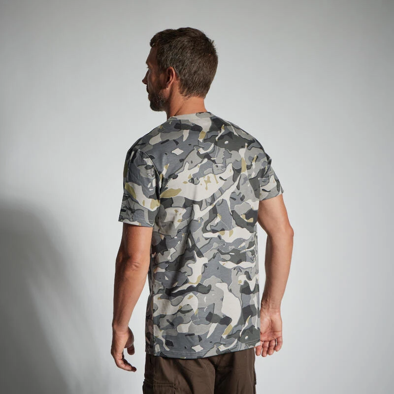 T-SHIRT RESISTANT 100 CAMO WOODLAND GRIS 3 T-SHIRT RESISTANT 100 CAMO WOODLAND GRIS – Image 3