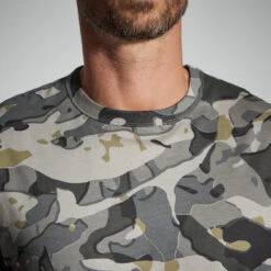T-SHIRT RESISTANT 100 CAMO WOODLAND GRIS 13 T-SHIRT RESISTANT 100 CAMO WOODLAND GRIS -Magasin De Plein Air t shirt resistant 100 camo woodland gris 5