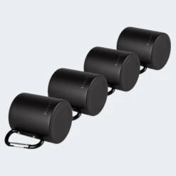 Tasse Thermique De Camping 300 Ml | Mousqueton | Acier Inoxydable | 4 Gobelets -Magasin De Plein Air tasse thermique de camping 300 ml mousqueton acier inoxydable 4 gobelets 4