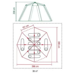 Tente Coleman Octagon Blackout 8 12 Tente Coleman Octagon Blackout 8 -Magasin De Plein Air tente coleman octagon blackout 8 5