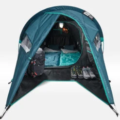 Quechua Tente De Camping - MH100 XL - 2 Places - Fresh & Black -Magasin De Plein Air tente de camping mh100 xl 2 places fresh and black 4