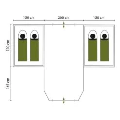 Tente Dôme Hammerfest 4 Plus - Camping - 2 Cabines - 4 Personnes - 2 Entrées 13 Tente Dôme Hammerfest 4 Plus - Camping - 2 Cabines - 4 Personnes - 2 Entrées -Magasin De Plein Air tente dome hammerfest 4 plus camping 2 cabines 4 personnes 2 entrees 6
