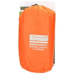 HIGHLANDER Tente D'urgence Abri De Survie 4-5 Personnes - Orange -Magasin De Plein Air tente durgence abri de survie 4 5 personnes orange 4