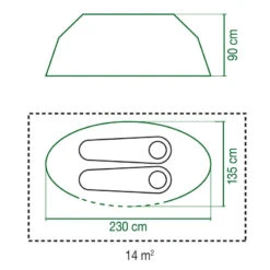 Coleman Tente Galiano Bleue - 2 Personnes -Magasin De Plein Air tente galiano bleue 2 personnes 5