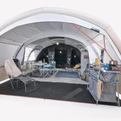 Quechua Tente Gonflable De Camping - Air Seconds 6.3 XXL F&B - 6 Personnes - 3 Chambres -Magasin De Plein Air tente gonflable de camping air seconds 63 xxl f and b 6 personnes 3 chambres 3