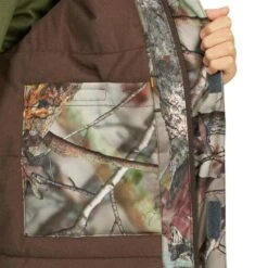 VESTE CHASSE CHAUDE ET IMPERMÉABLE SIBIR 300 JUNIOR CAMOUFLAGE KAMO-BR -Magasin De Plein Air veste chasse chaude et impermeable sibir 300 junior camouflage kamo br 8