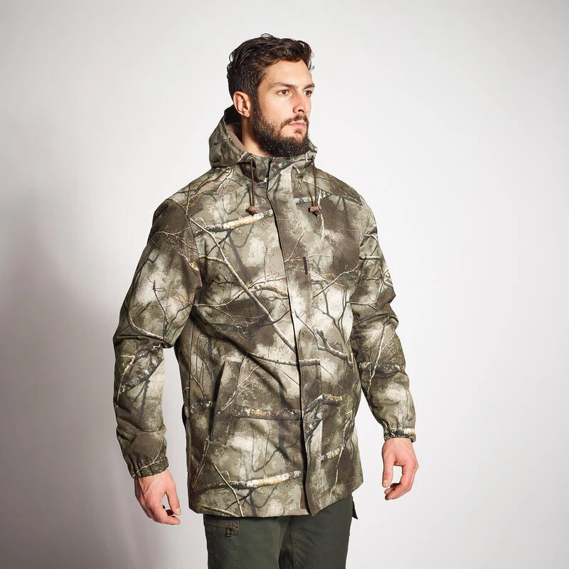 VESTE CHASSE CHAUDE IMPERMÉABLE 100 TREEMETIC 1 VESTE CHASSE CHAUDE IMPERMÉABLE 100 TREEMETIC