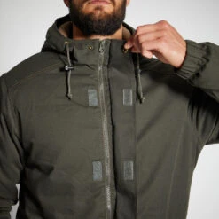 VESTE CHASSE CHAUDE VERTE 100 -Magasin De Plein Air veste chasse chaude verte 100 5