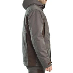 VESTE CHASSE IMPERMÉABLE CHAUDE 500 VERTE -Magasin De Plein Air veste chasse impermeable chaude 500 verte 2