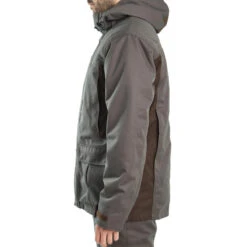 VESTE CHASSE IMPERMÉABLE CHAUDE 500 VERTE -Magasin De Plein Air veste chasse impermeable chaude 500 verte 3