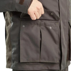 VESTE CHASSE IMPERMÉABLE CHAUDE 500 VERTE -Magasin De Plein Air veste chasse impermeable chaude 500 verte 7