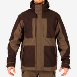 Magasin De Plein Air -Magasin De Plein Air veste chasse impermeable renfort marron 500 1
