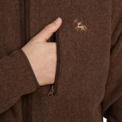 VESTE CHASSE POLAIRE VERNEY CARRON MARRON -Magasin De Plein Air veste chasse polaire verney carron marron 7