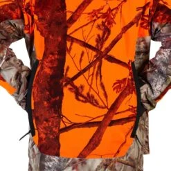 VESTE CHASSE POSTE IMPERMÉABLE CHAUDE 3 EN 1 CAMO FLUO 900 -Magasin De Plein Air veste chasse poste impermeable chaude 3 en 1 camo fluo 900 6