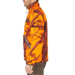 VESTE CHASSE REVERSIBLE SILENCIEUSE CAMOUFLAGE/CAMOUFLAGE FLUO -Magasin De Plein Air veste chasse reversible silencieuse camouflagecamouflage fluo 2