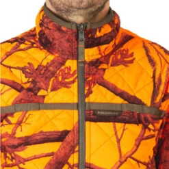 VESTE CHASSE REVERSIBLE SILENCIEUSE CAMOUFLAGE/CAMOUFLAGE FLUO -Magasin De Plein Air veste chasse reversible silencieuse camouflagecamouflage fluo 7