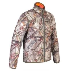 VESTE CHASSE REVERSIBLE SILENCIEUSE CAMOUFLAGE/CAMOUFLAGE FLUO -Magasin De Plein Air veste chasse reversible silencieuse camouflagecamouflage fluo 9