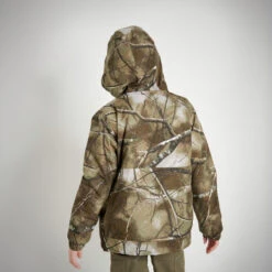 VESTE CHAUDE JUNIOR 100 CAMOUFLAGE TREEMETIC -Magasin De Plein Air veste chaude junior 100 camouflage treemetic 2